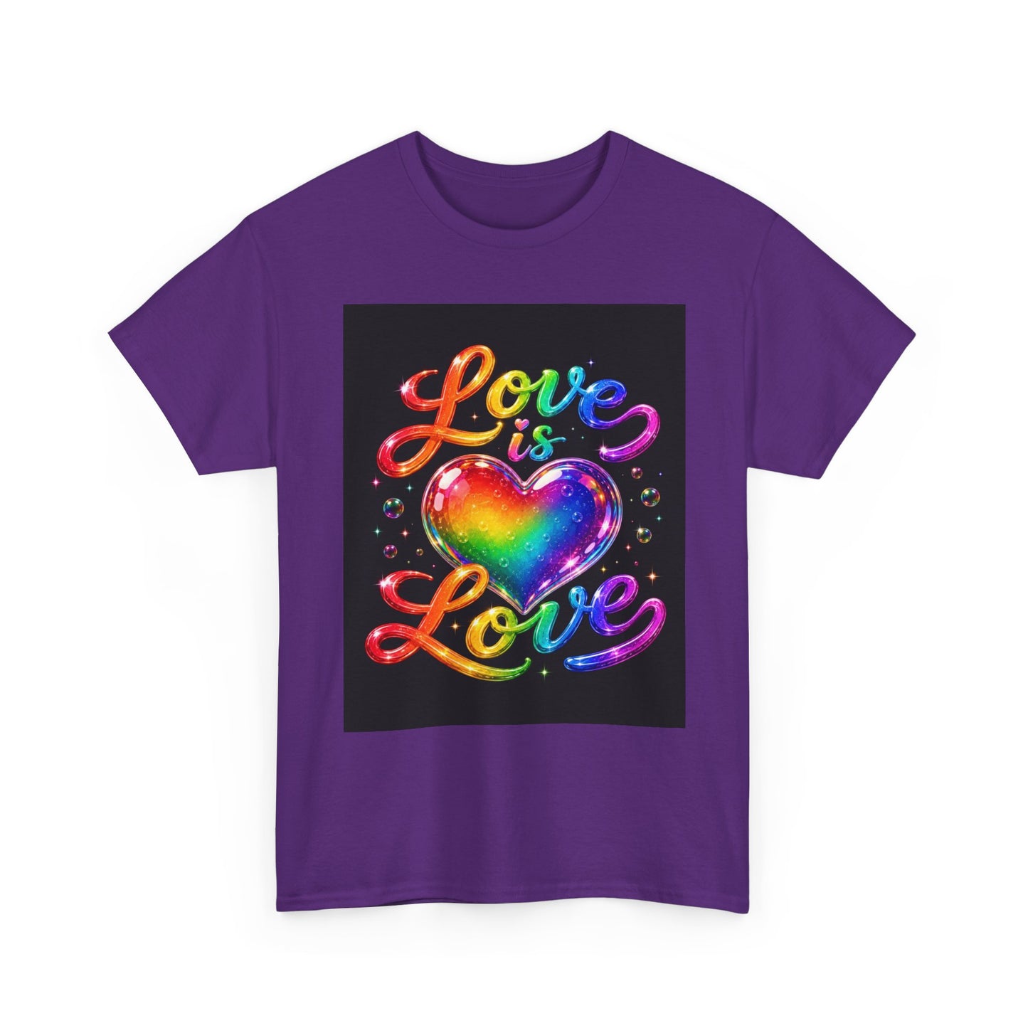 Love Is Love heart rainbow tee | Pride T-Shirt