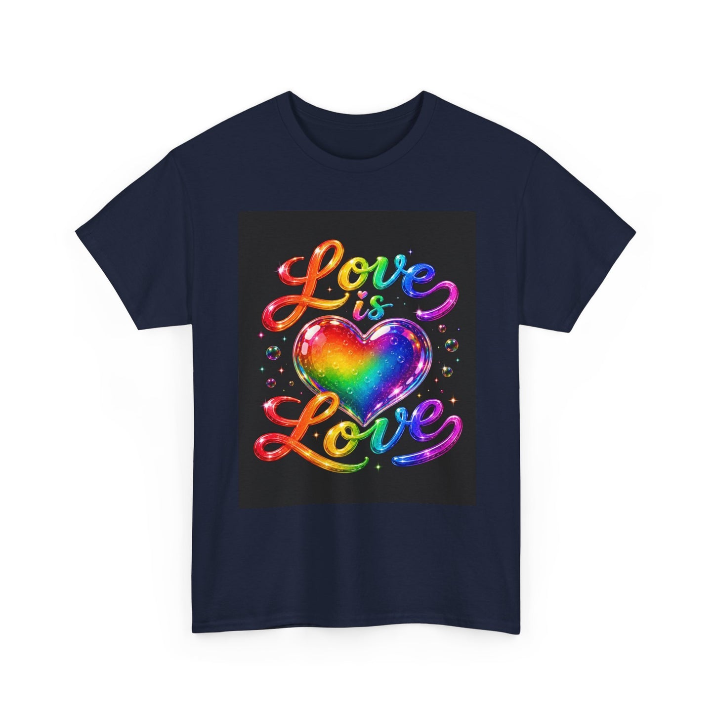 Love Is Love heart rainbow tee | Pride T-Shirt