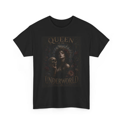 Queen of the Underworld Tee | Dark Gothic Skull Woman