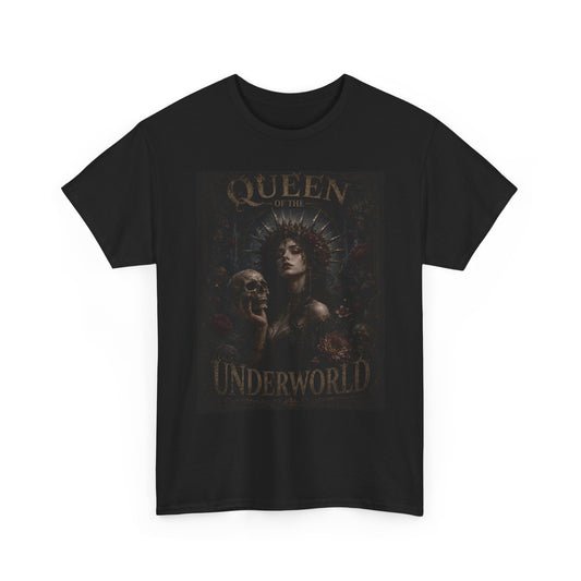 Queen of the Underworld Tee | Dark Gothic Skull Woman