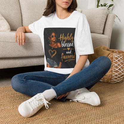 Highly Blessed and Favored T-Shirt | Inspirational Afrocentric Design