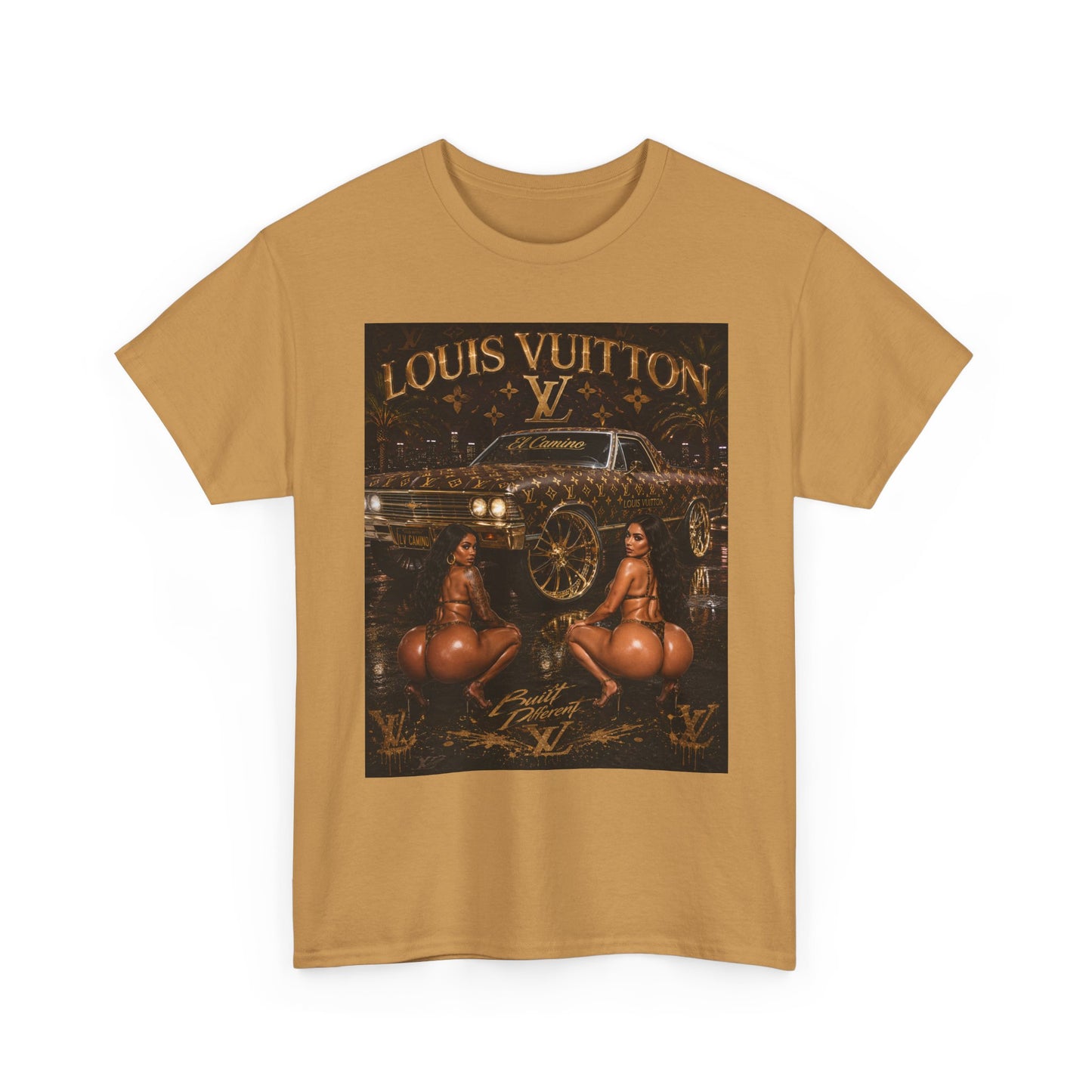 LV Low Low T-Shirt | Retro Car & Pinup Art Tee