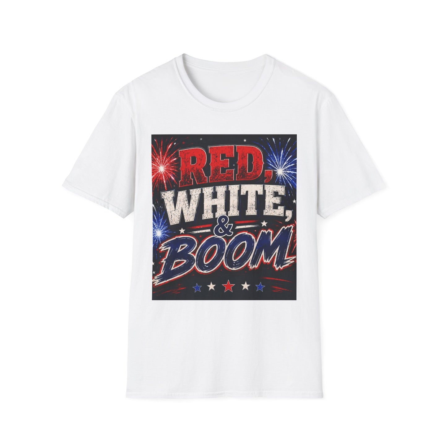 Red White & Boom T-Shirt | Patriotic Fourth of July Fireworks Shirt