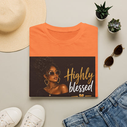 Highly Blessed and Favored T-Shirt | Inspirational Afrocentric Design