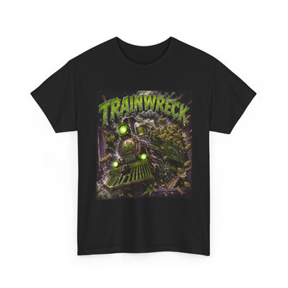 TrainwreckT-Shirt | Grunge Horror Train Graphic