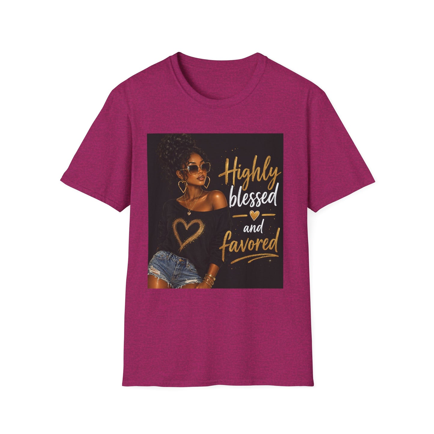 Highly Blessed and Favored T-Shirt | Inspirational Afrocentric Design