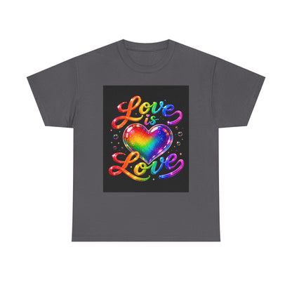 Love Is Love heart rainbow tee | Pride T-Shirt