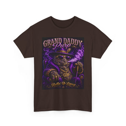 Grand Daddy Purp Graphic Tee | Purple Retro Cannabis Design