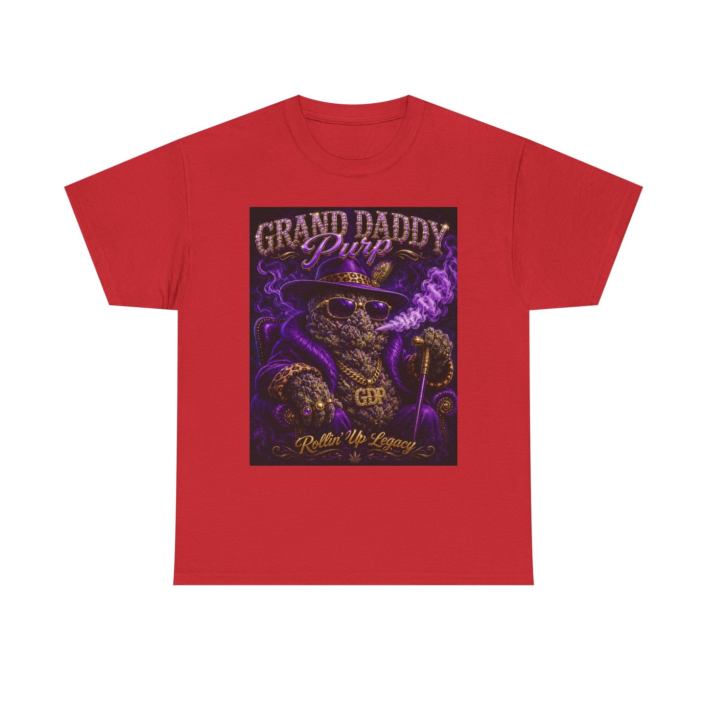 Grand Daddy Purp Graphic Tee | Purple Retro Cannabis Design