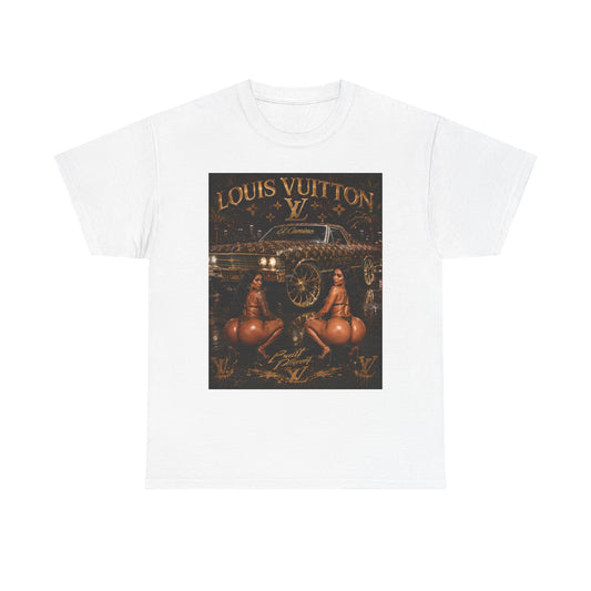 LV Low Low T-Shirt | Retro Car & Pinup Art Tee