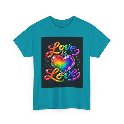 Love Is Love heart rainbow tee | Pride T-Shirt