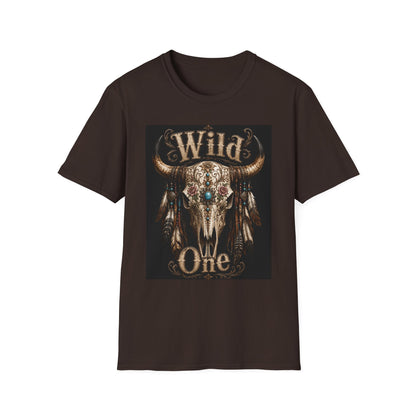Wild One Skull Tee | Cow Skull Graphic T-Shirt, Boho Western