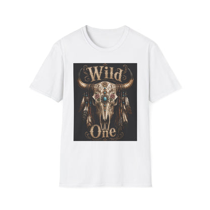 Wild One Skull Tee | Cow Skull Graphic T-Shirt, Boho Western