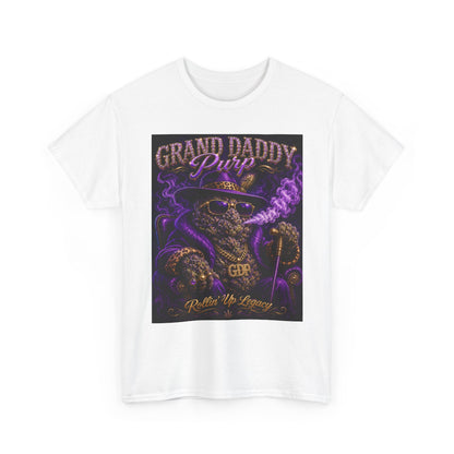 Grand Daddy Purp Graphic Tee | Purple Retro Cannabis Design