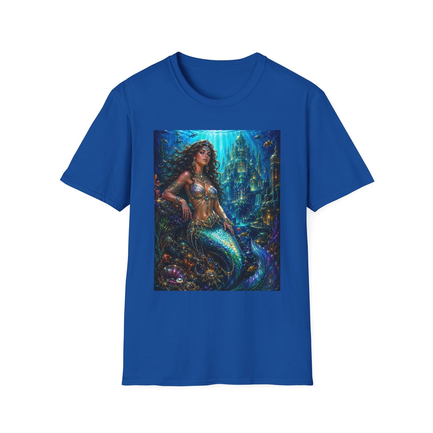 Mystical Mermaid T-Shirt | Underwater Fantasy Art