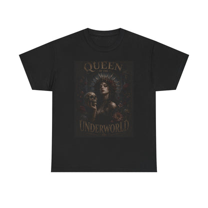 Queen of the Underworld Tee | Dark Gothic Skull Woman