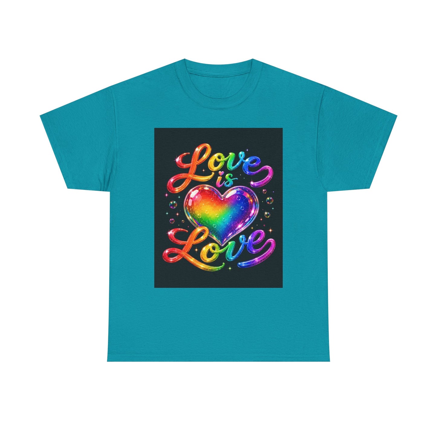 Love Is Love heart rainbow tee | Pride T-Shirt