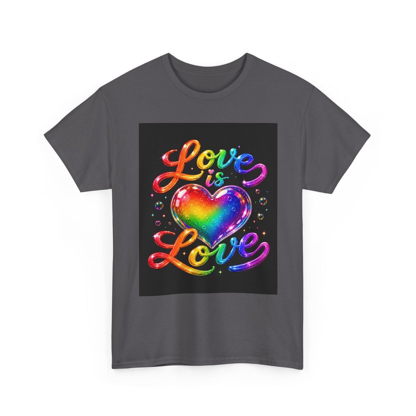 Love Is Love heart rainbow tee | Pride T-Shirt