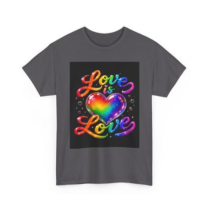 Love Is Love heart rainbow tee | Pride T-Shirt