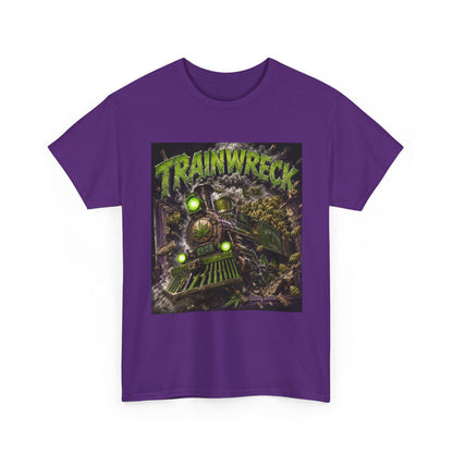 TrainwreckT-Shirt | Grunge Horror Train Graphic