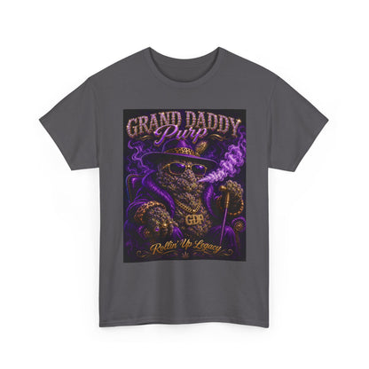 Grand Daddy Purp Graphic Tee | Purple Retro Cannabis Design